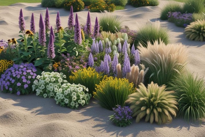 Rabata bylinowa na glebie piaszczystej – byliny odporne na suszę i prawidłowa pielęgnacja