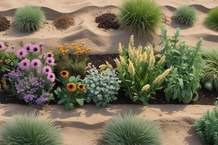 jakie rośliny wybrać na rabatę - gdy mamy glebę piaszczystą